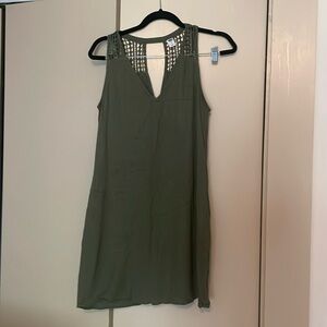 Green summer dress